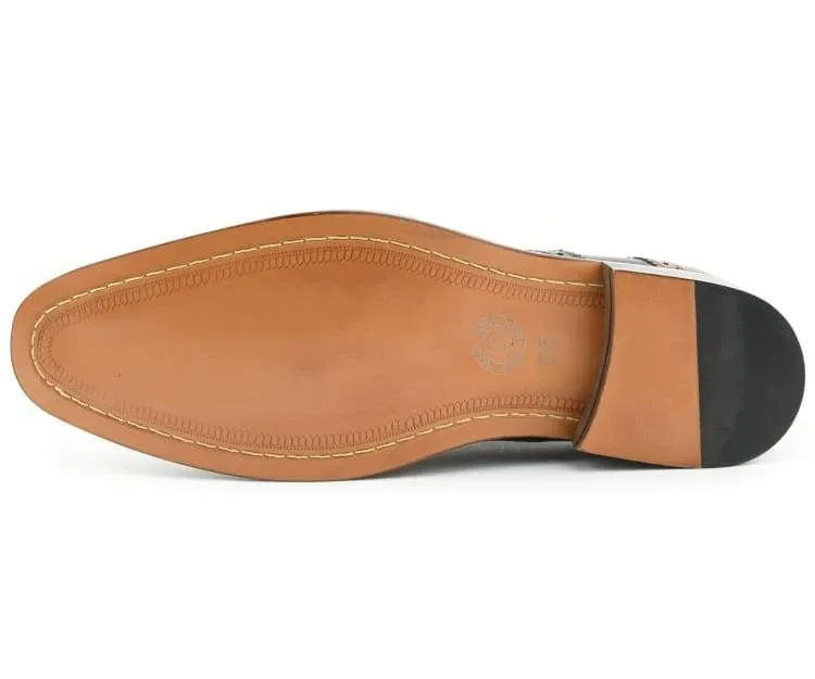 Asher Green Ag100 Tan Men’s Genuine Leather Dress Shoes