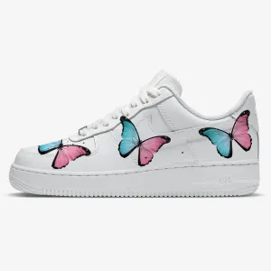 Blue Pink Butterfly AF1