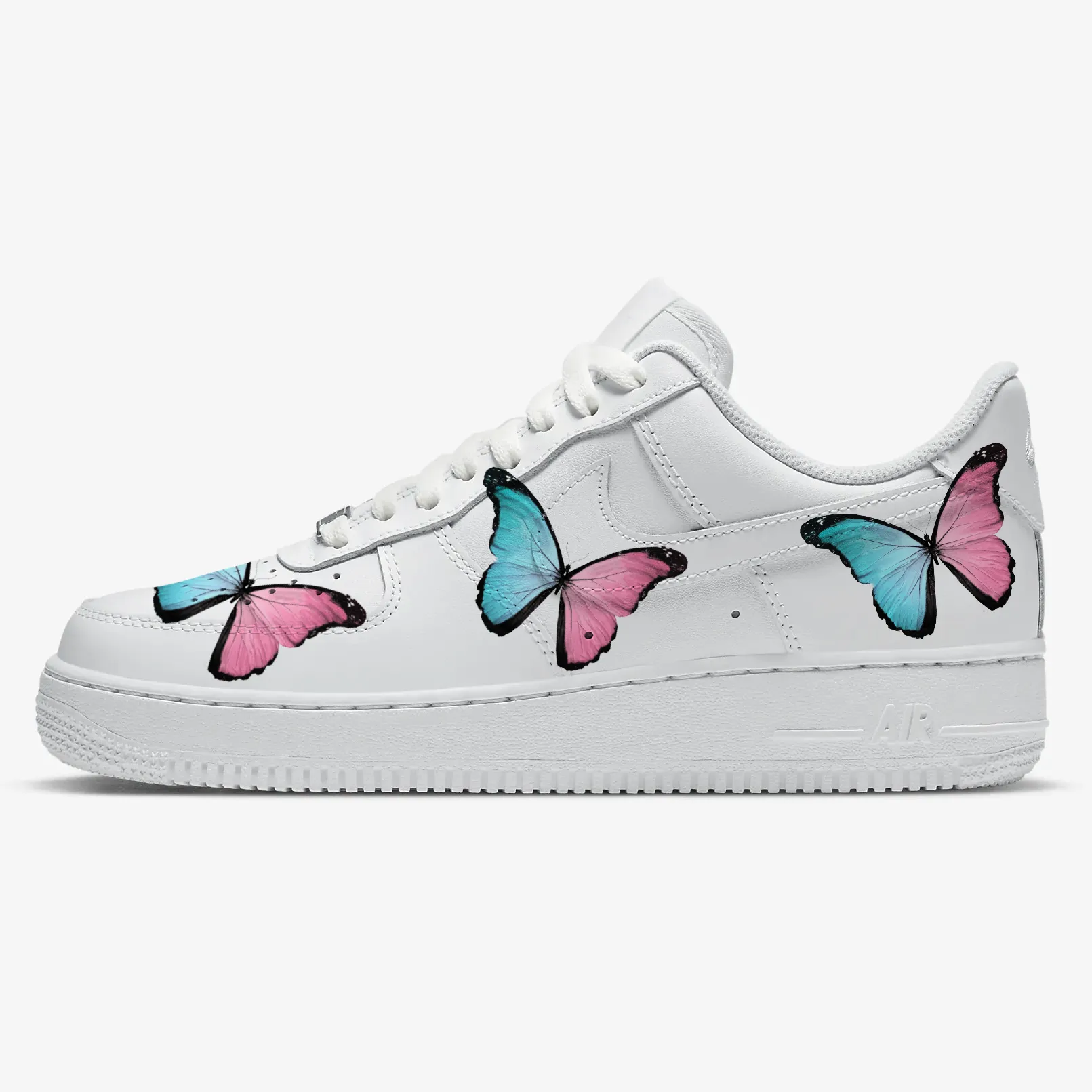Blue Pink Butterfly AF1