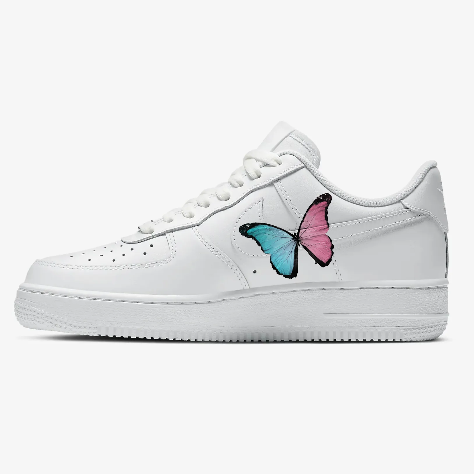 Blue Pink Butterfly AF1