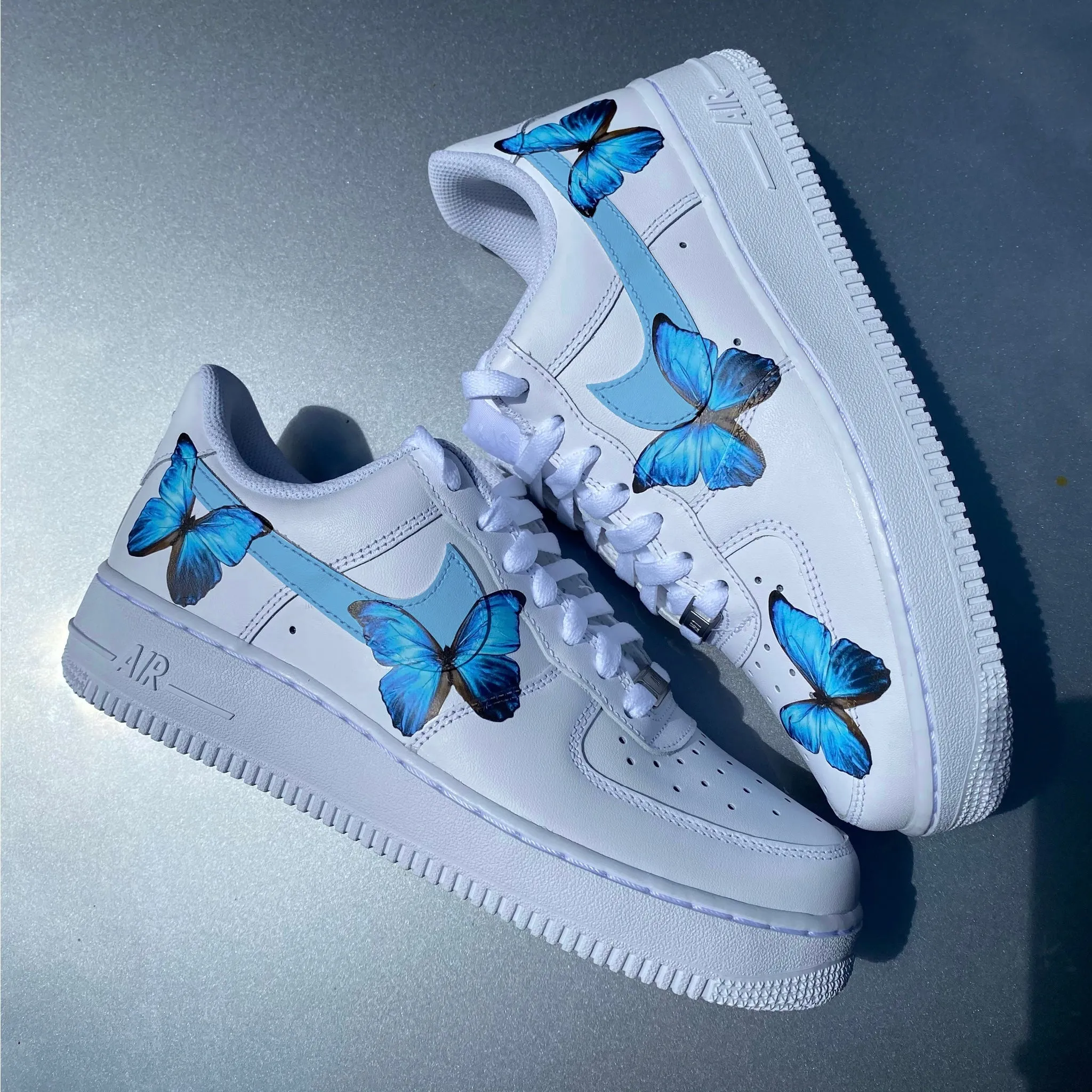 Blue Tick Butterfly AF1