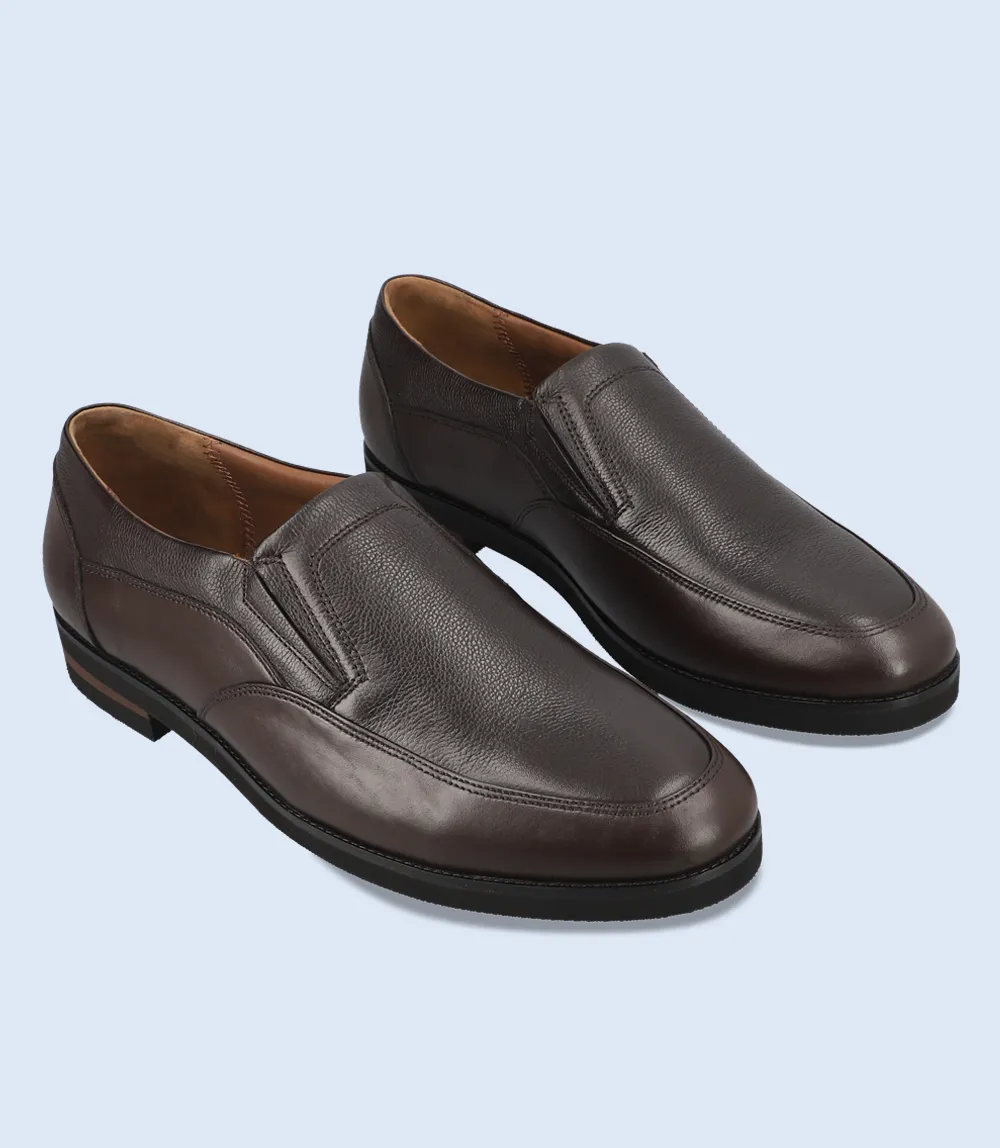 BM6692-COFFEE-Men Slip On