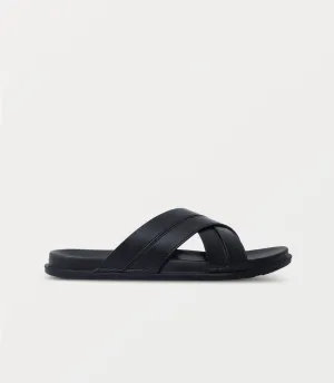 BM6874-BLACK-Men Slipper