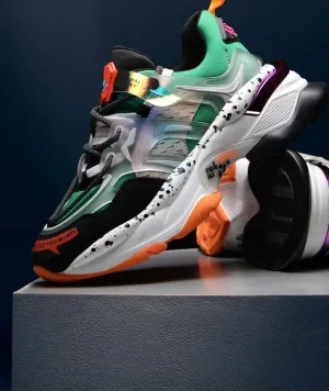 BOOPDO DESIGN COLOR BLOCK TRAINERS WITH CHUNKY SOLE