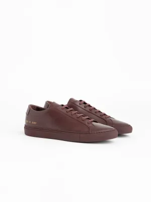Bordeaux Achilles Low Sneakers