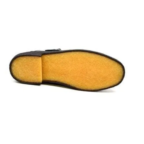 British Walkers Playboy Manhattan Wingtip Men's Navy Blue Leather