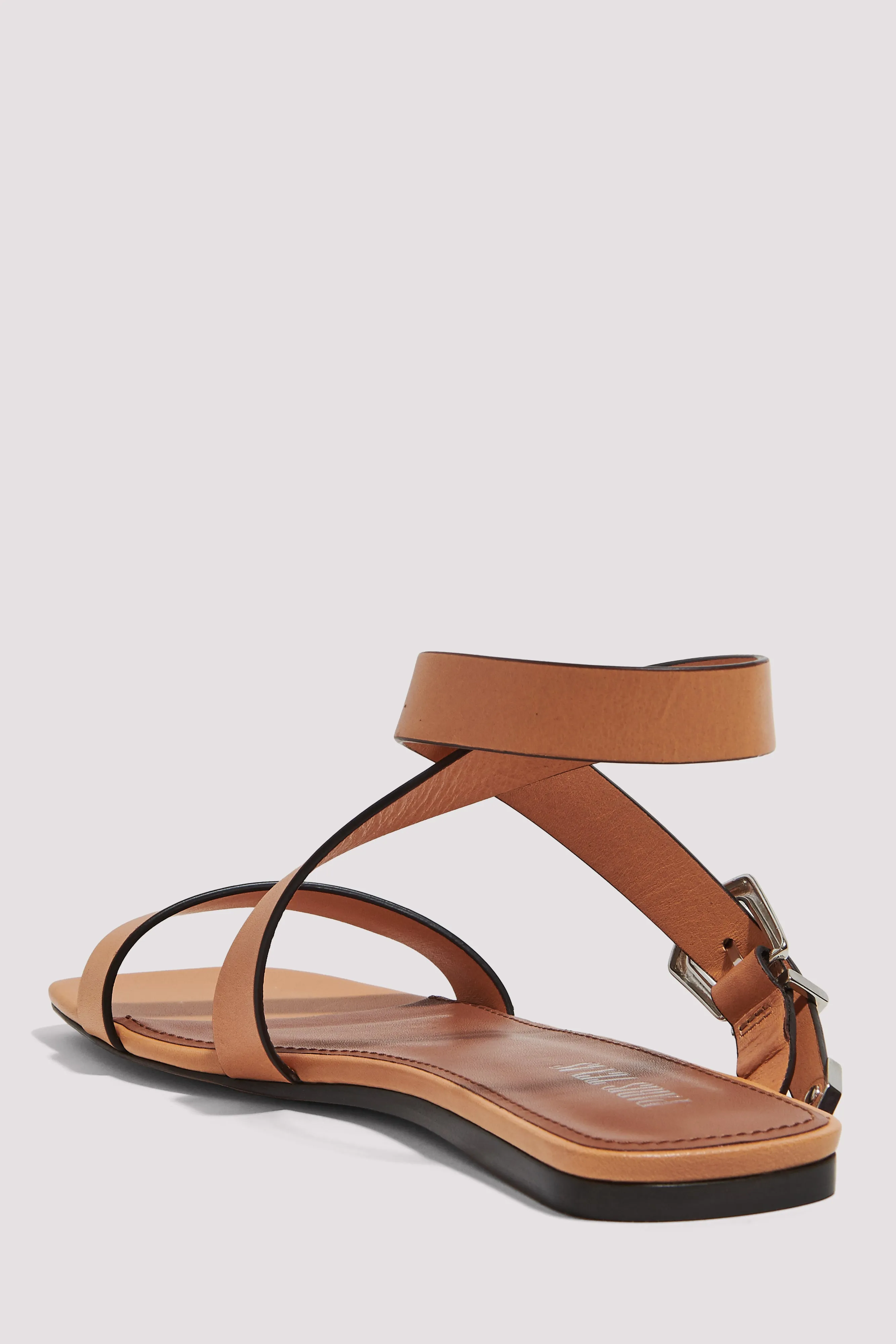 Brown Lauren Flat Sandal