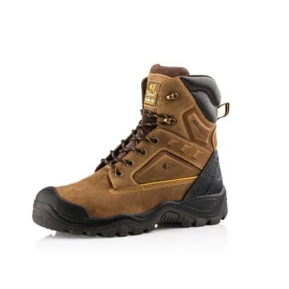 BSH011 BuckshotS3 HRO SRC Dark Brown High Top Safety Lace Boot