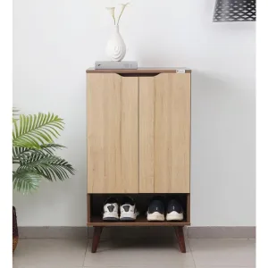 Compact Vertical Elegance: Compressed Wood Shoe Rack By Alhome