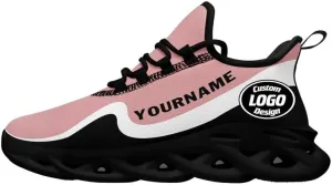 Custom Mens Road Running Shoes Personalize Breathable Baseball Athletic Sneakers Lightweight Walking Shoe Gym Trainers