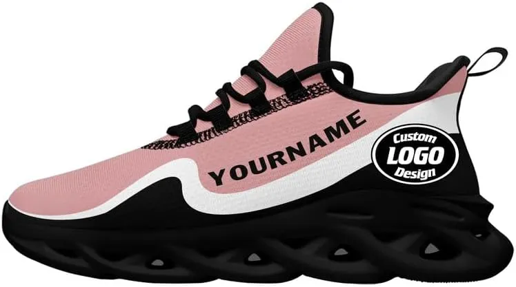 Custom Mens Road Running Shoes Personalize Breathable Baseball Athletic Sneakers Lightweight Walking Shoe Gym Trainers
