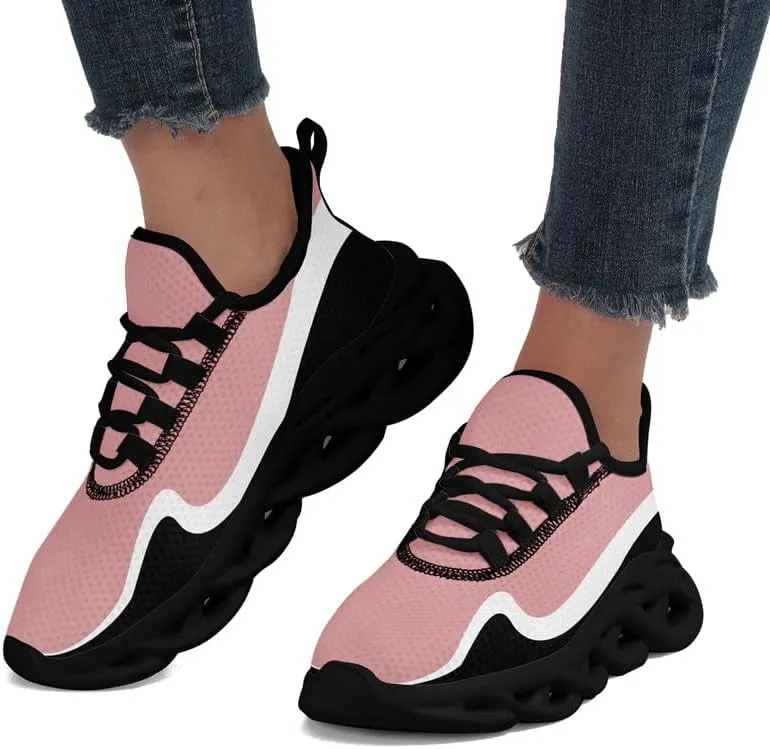 Custom Mens Road Running Shoes Personalize Breathable Baseball Athletic Sneakers Lightweight Walking Shoe Gym Trainers