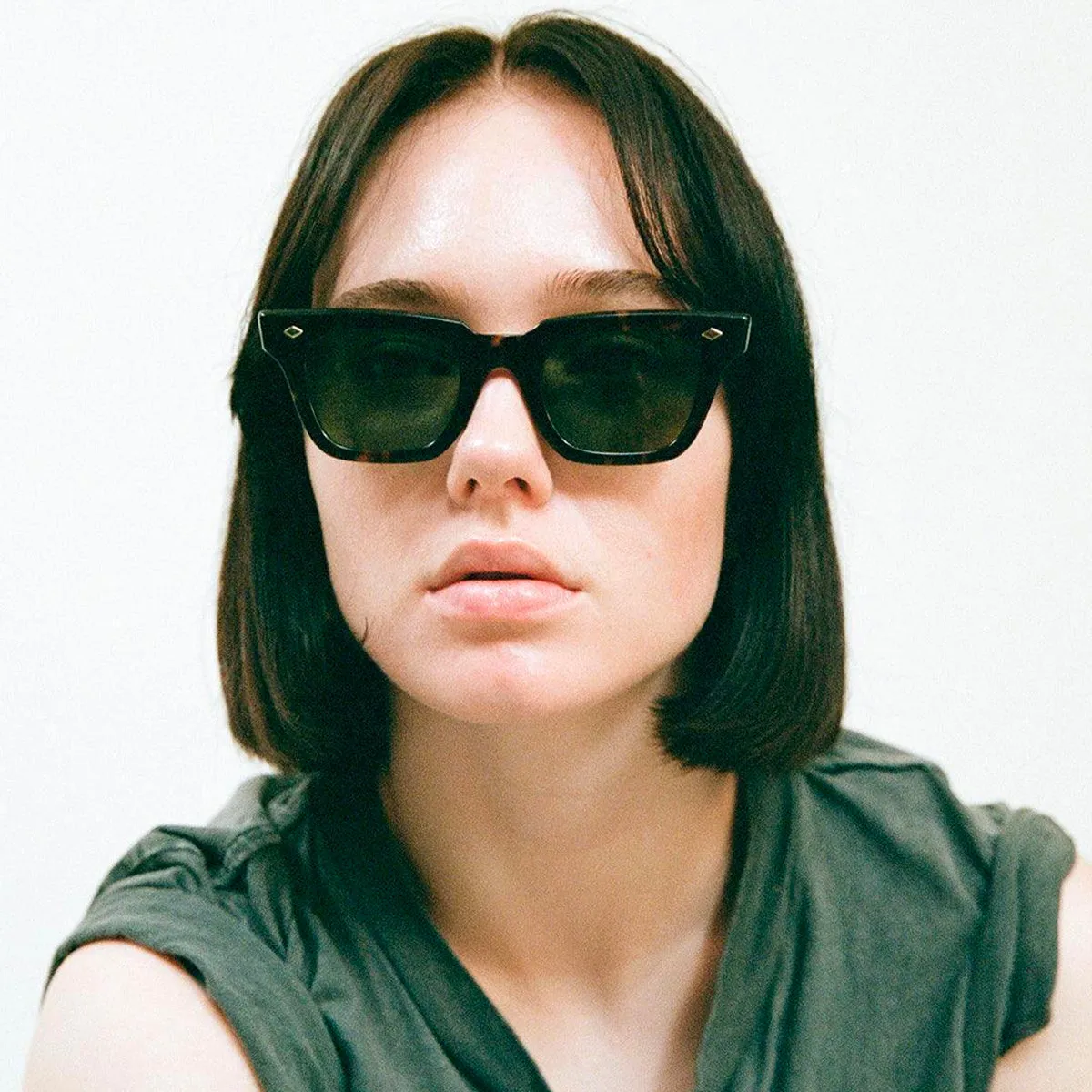 Epokhe - Stereo Sunglasses Tortoise Polished/Green Polarized