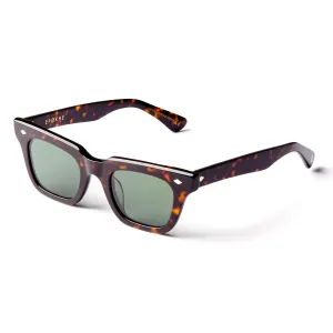 Epokhe - Stereo Sunglasses Tortoise Polished/Green Polarized