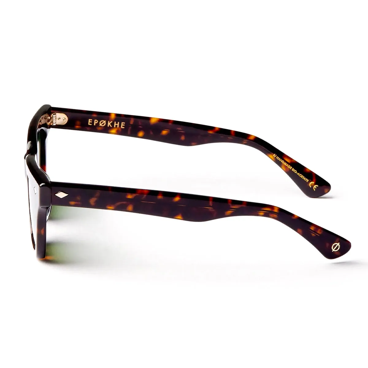 Epokhe - Stereo Sunglasses Tortoise Polished/Green Polarized