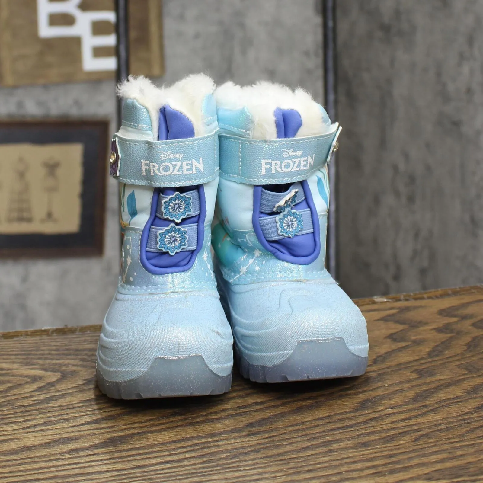 Frozen Toddler Girls Winter Boots 88236653 Blue 7T