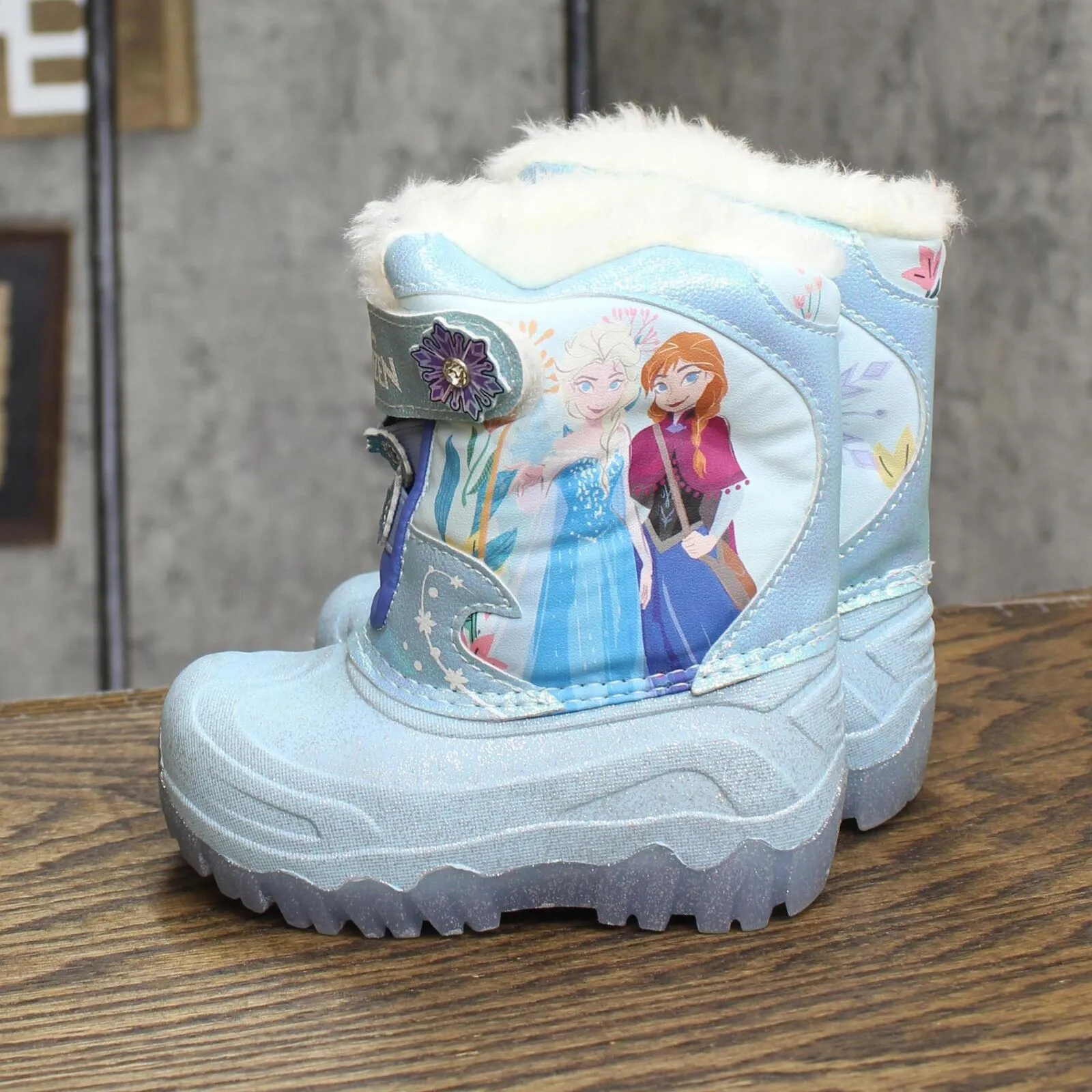 Frozen Toddler Girls Winter Boots 88236653 Blue 7T