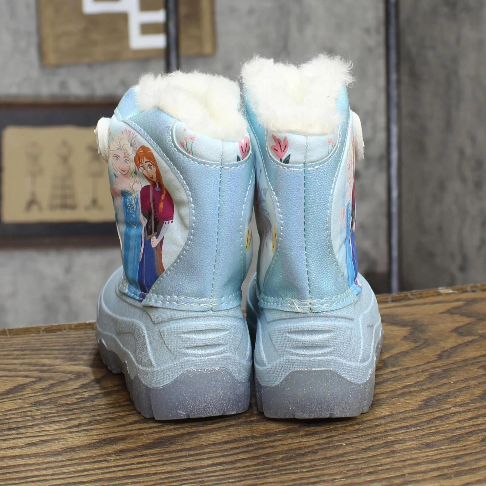 Frozen Toddler Girls Winter Boots 88236653 Blue 7T