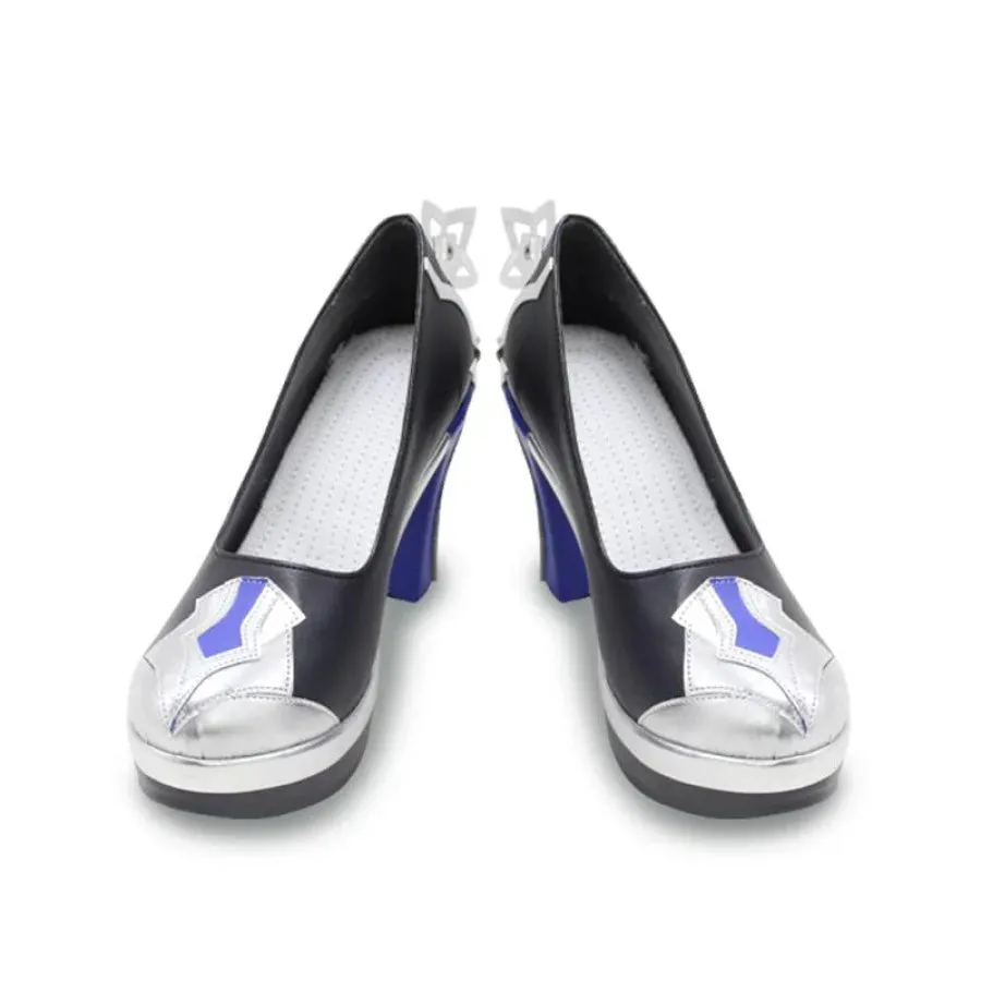 Genshin Impact Eula Cosplay Shoes High Heels C00450