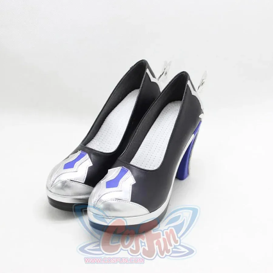 Genshin Impact Eula Cosplay Shoes High Heels C00450