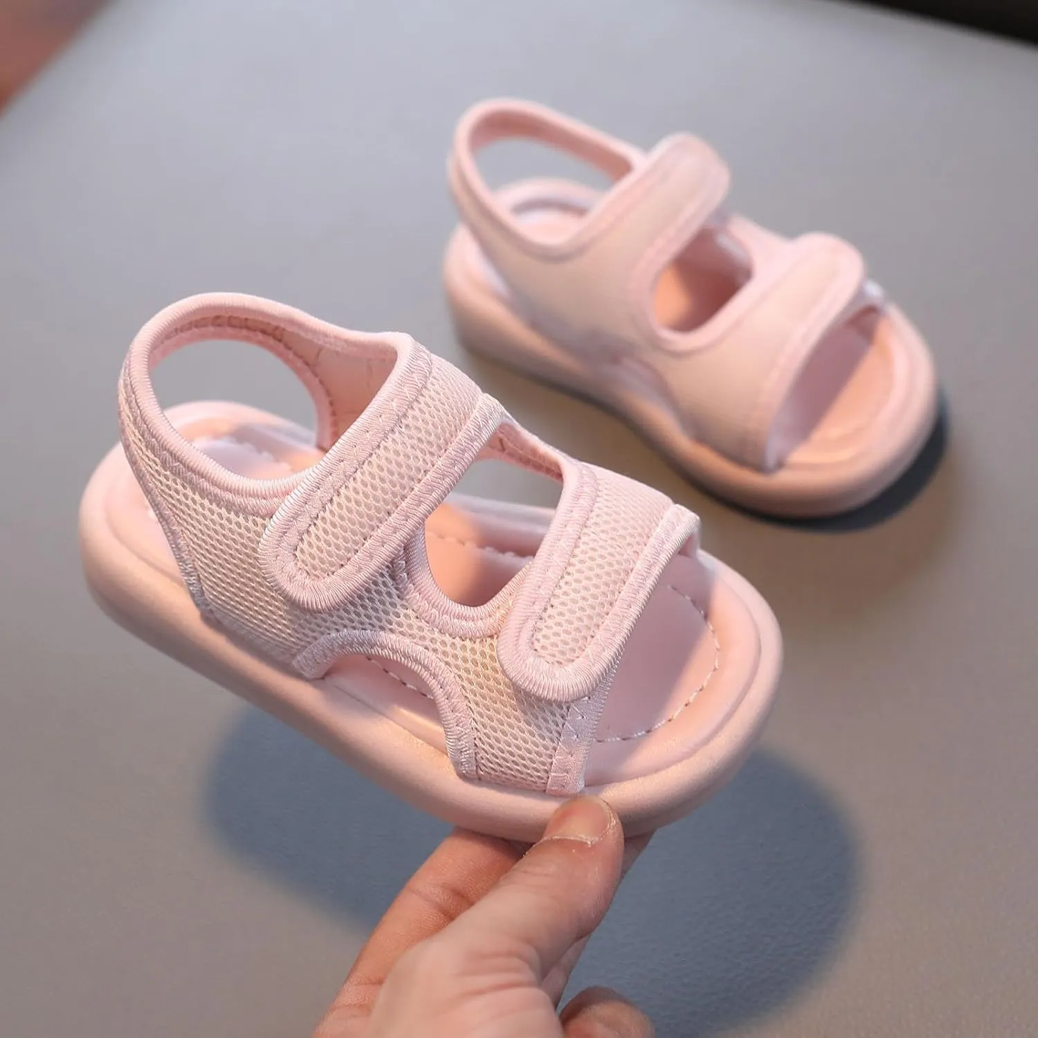 Girls Dress Shoes Kids Sandals Boys Girls Lightweight Athletic Sandals With Adjustable Webbing For Hiking Walking Beach Water Sports Double Adjustable Boys