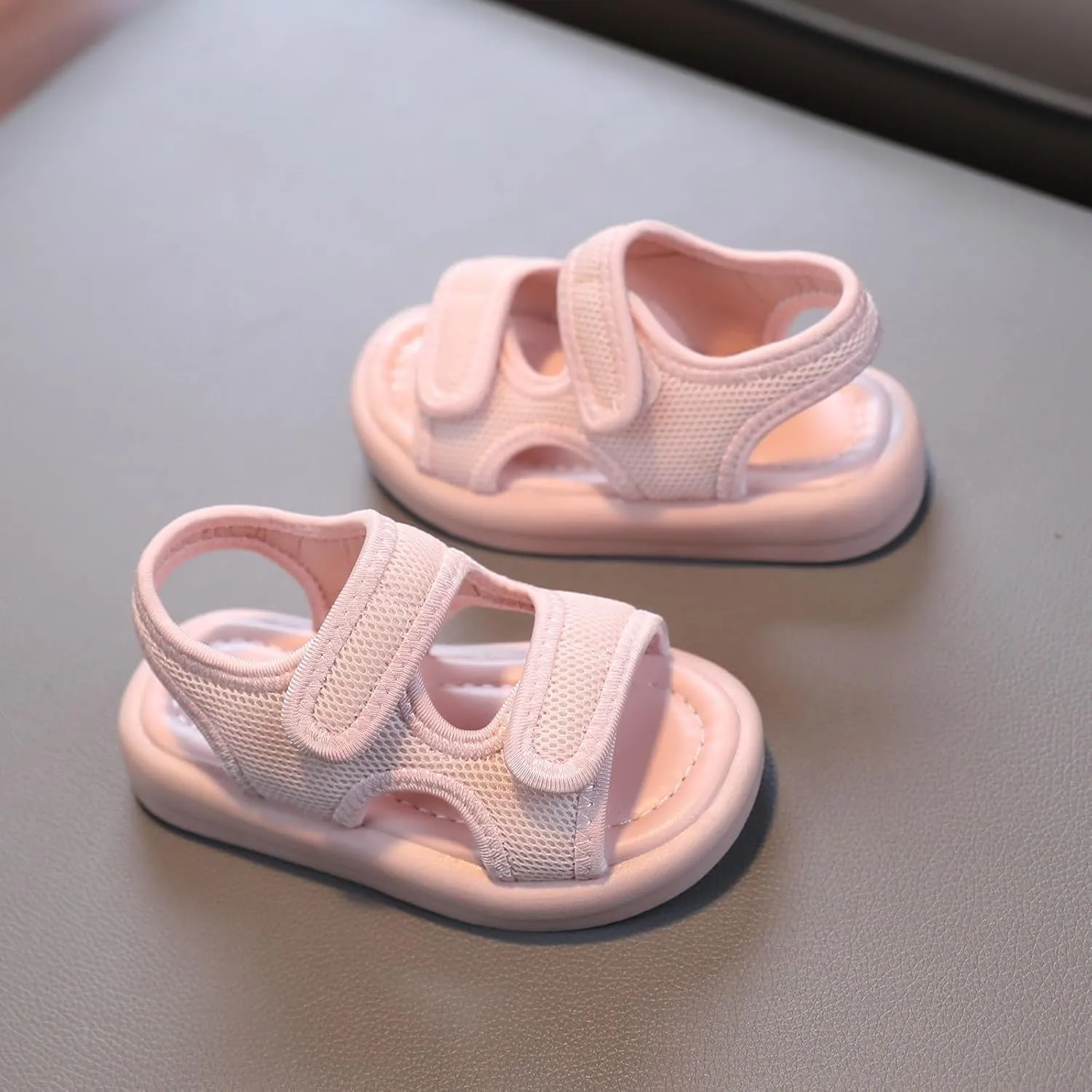 Girls Dress Shoes Kids Sandals Boys Girls Lightweight Athletic Sandals With Adjustable Webbing For Hiking Walking Beach Water Sports Double Adjustable Boys