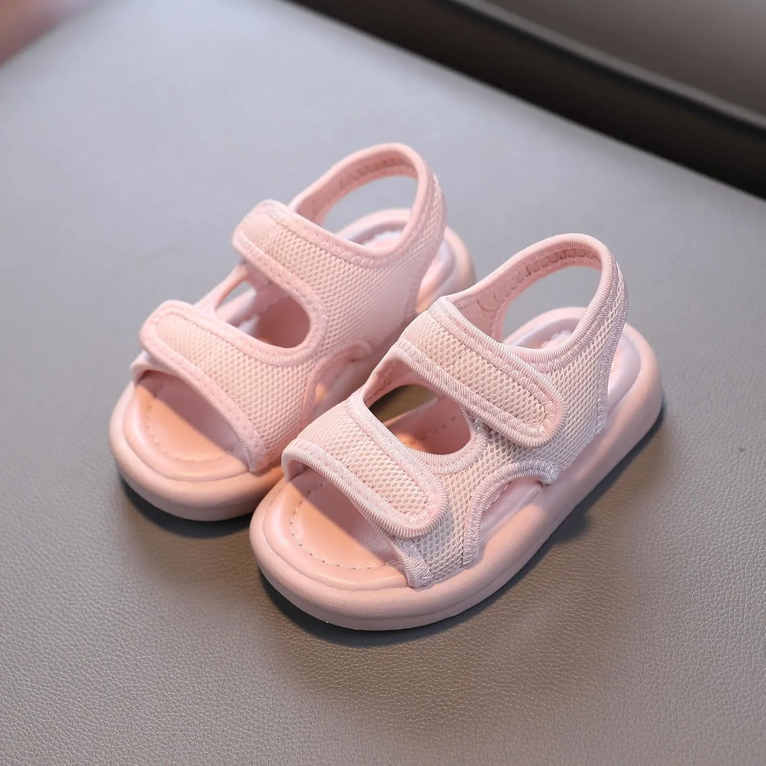 Girls Dress Shoes Kids Sandals Boys Girls Lightweight Athletic Sandals With Adjustable Webbing For Hiking Walking Beach Water Sports Double Adjustable Boys