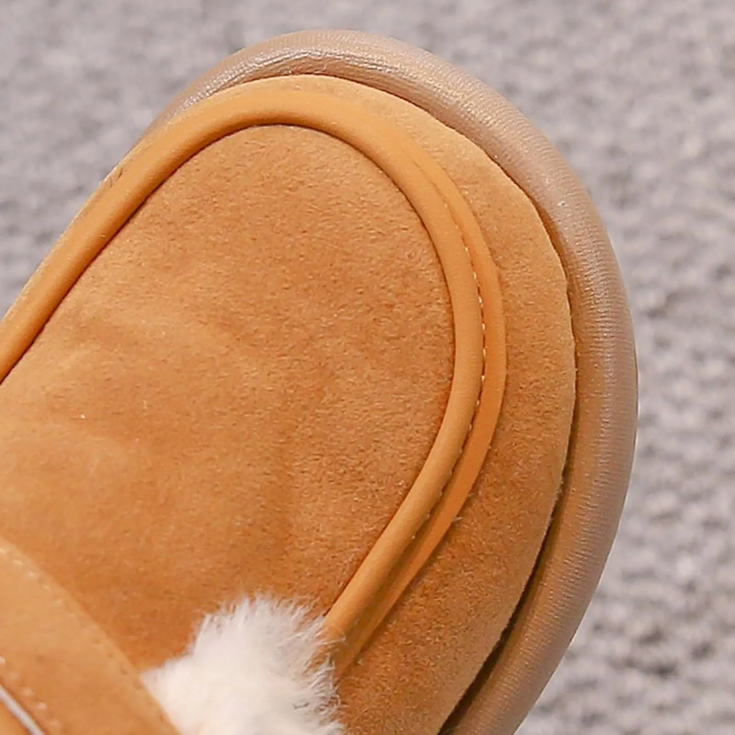 Girls Platform Snow Boots Winter Boots Fr Snow Boots Ankle Booties Fuzzy Warm Boots For Toddler Kids Slip On Boots