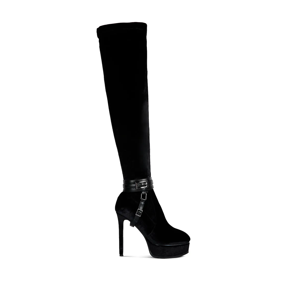 High Platform Heeled Long Boots