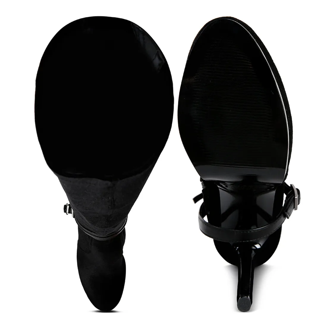High Platform Heeled Long Boots