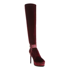 High Platform Heeled Long Boots