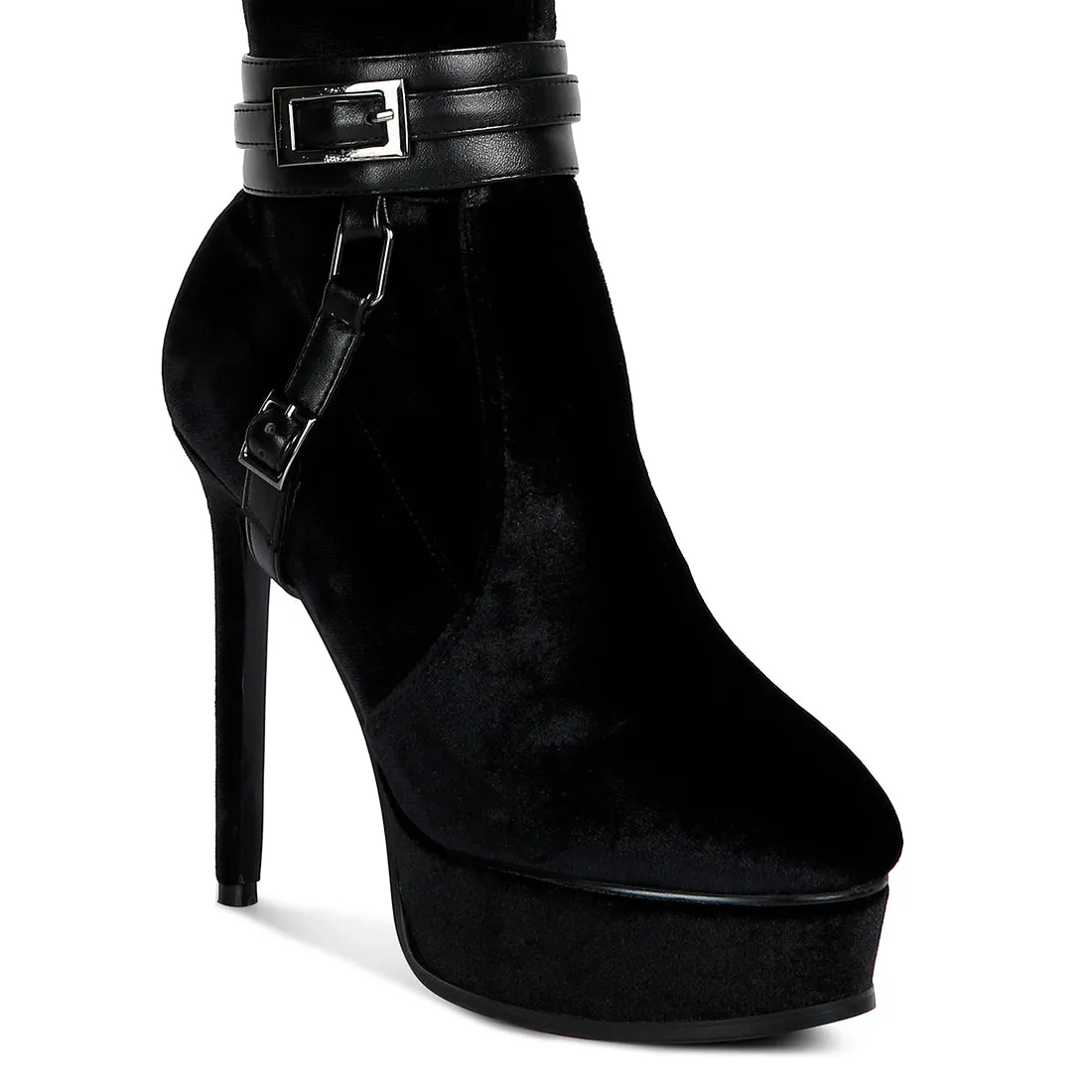High Platform Heeled Long Boots