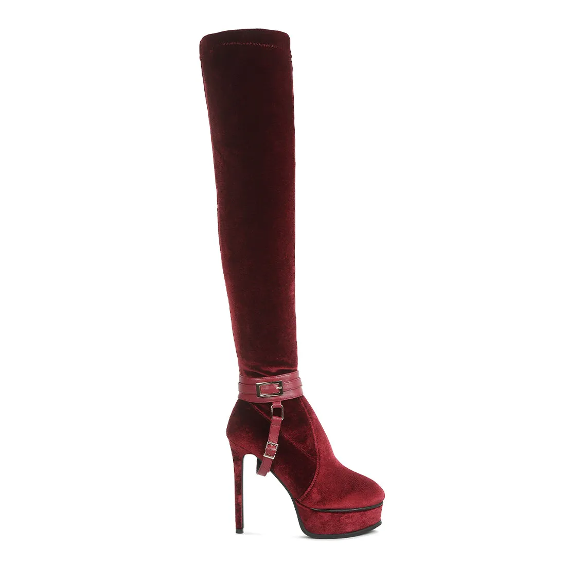 High Platform Heeled Long Boots
