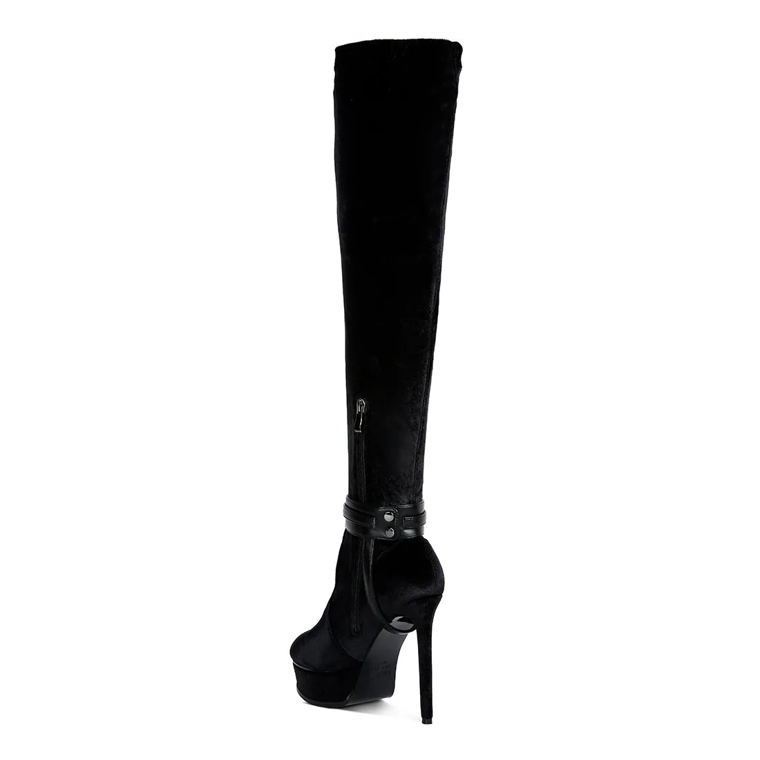 High Platform Heeled Long Boots