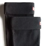 Hunter Fleece Tall Sock Boot In Black