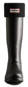 Hunter Fleece Tall Sock Boot In Black