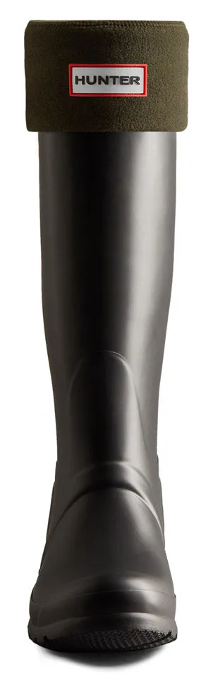 Hunter Fleece Tall Sock Boot in Olive