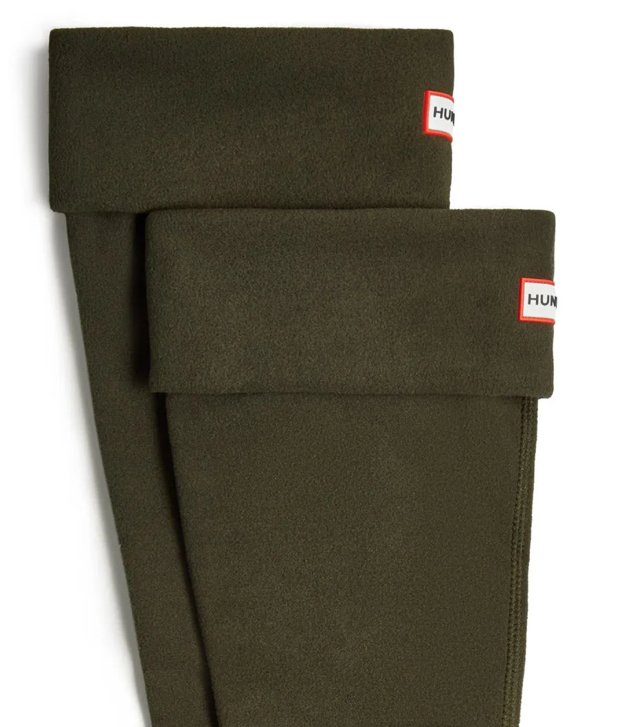 Hunter Fleece Tall Sock Boot in Olive