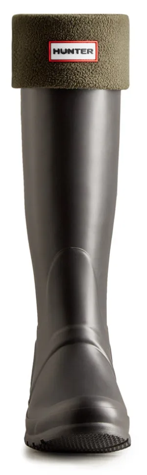 Hunter Fleece Tall Sock Boot in Olive