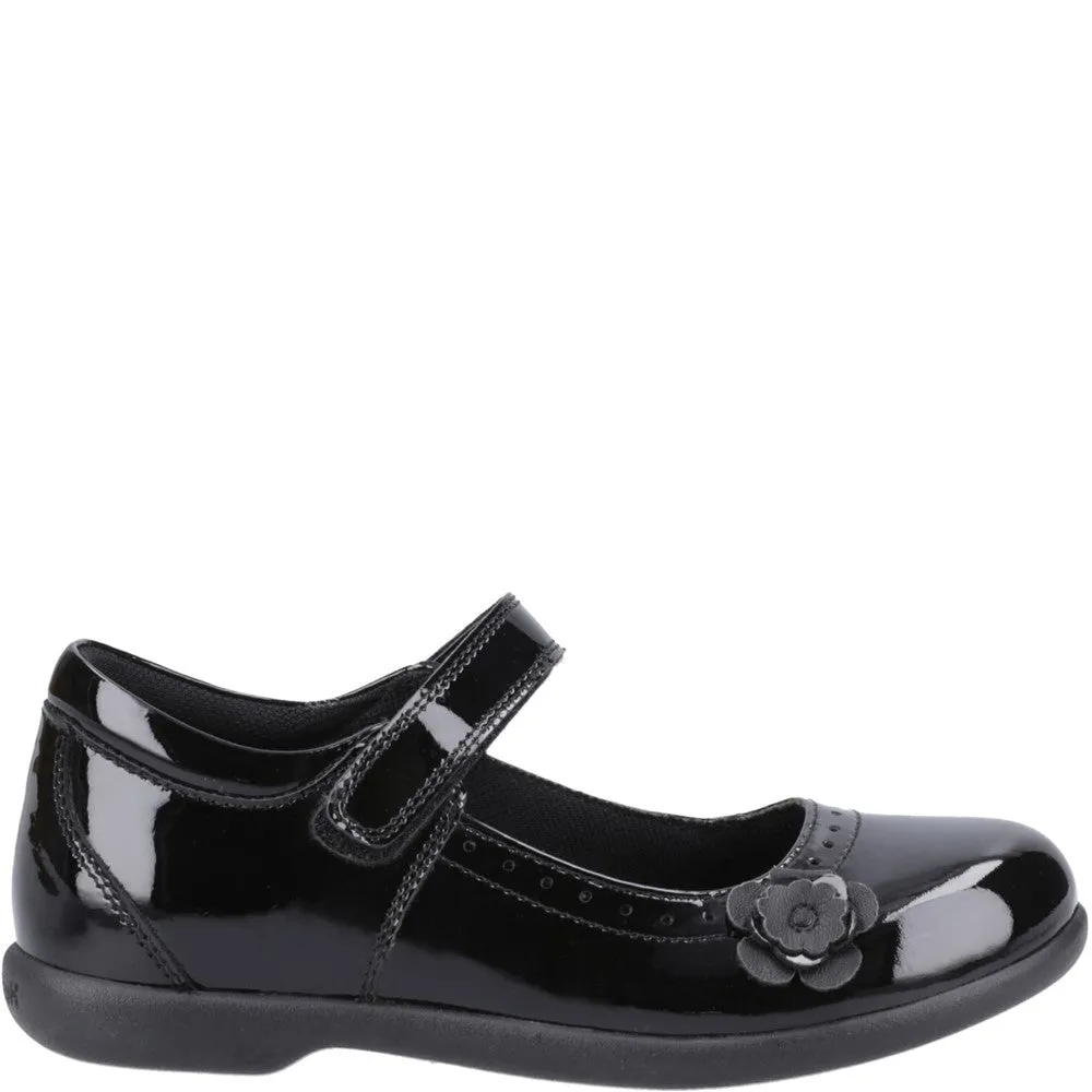 Hush Puppies Bethany Patent Senior School Shoes