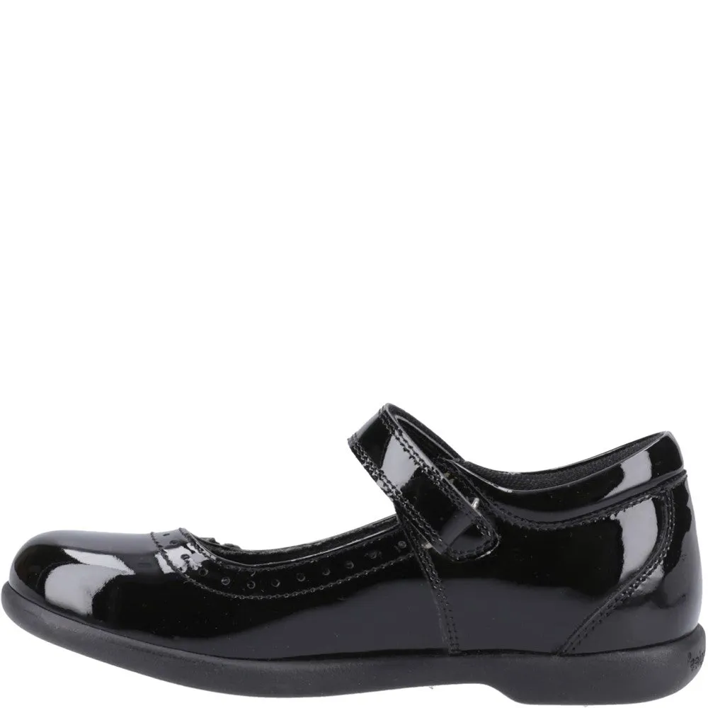 Hush Puppies Bethany Patent Senior School Shoes