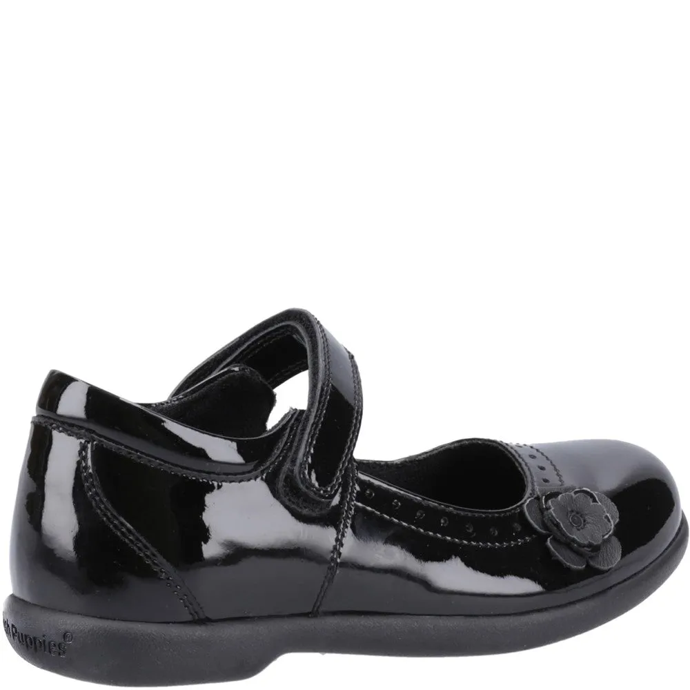 Hush Puppies Bethany Patent Senior School Shoes