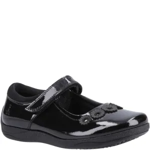 Hush Puppies Christina Patent Junior School Shoes