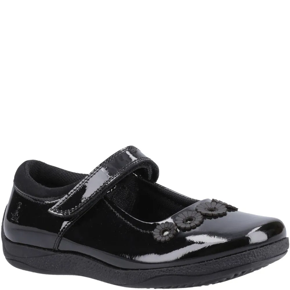 Hush Puppies Christina Patent Junior School Shoes