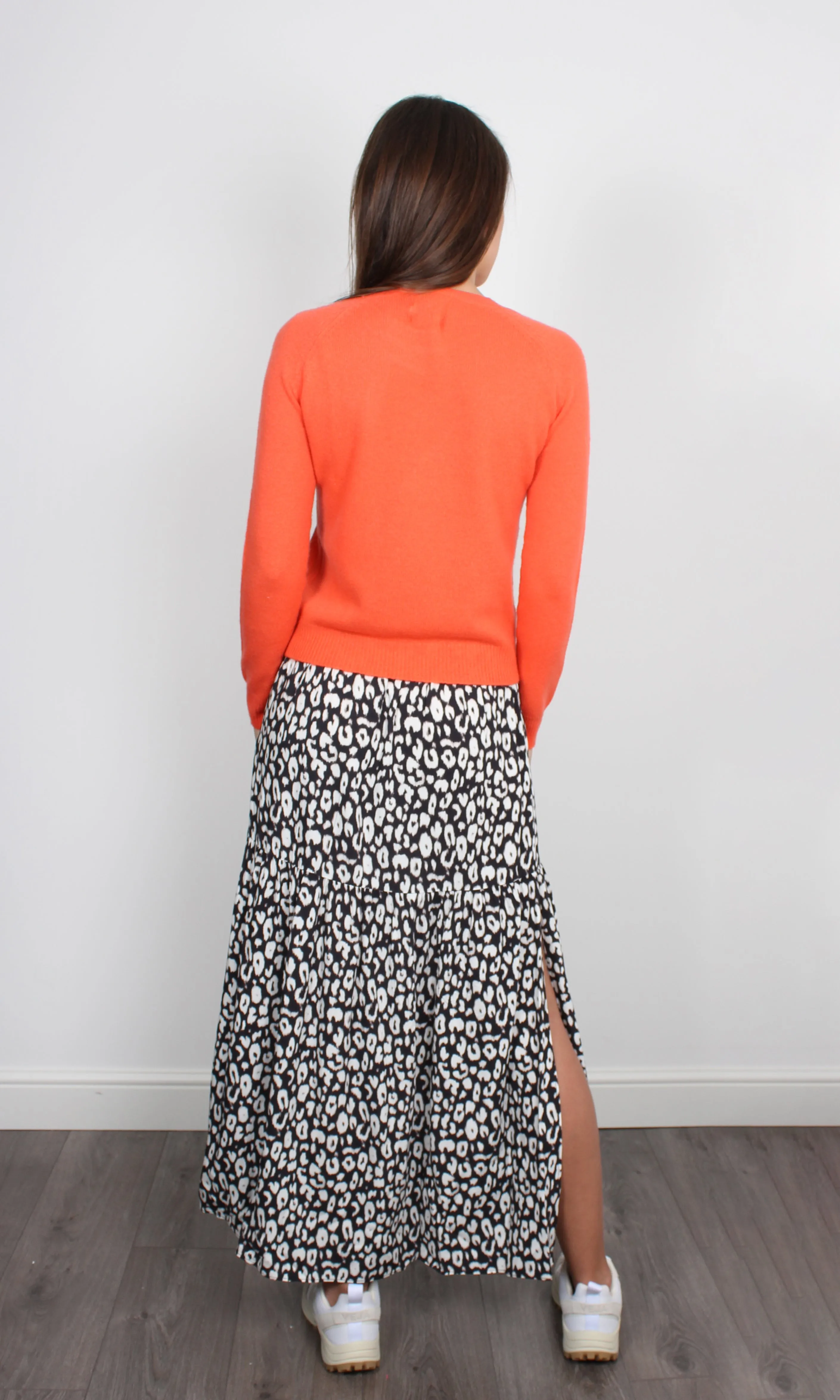 Jumper 1234 lightweight melon cashmere jumper