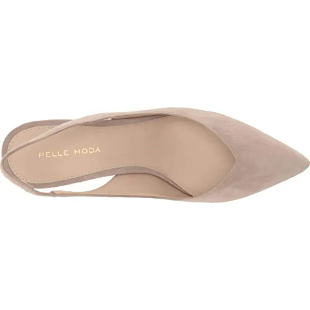 Kerstin Mushroom Suede Pelle Moda Slingback Pumps