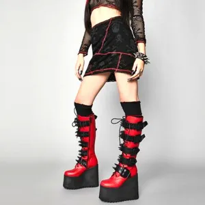 Knee High Gothic Style Boots