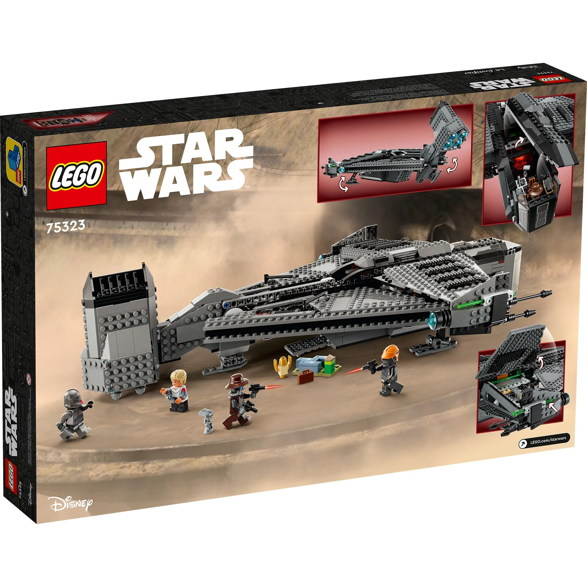 LEGO Star Wars The Justifier, 75323, Ages 9 , 1022 Pieces
