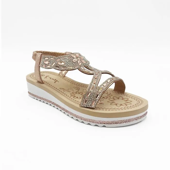 LS8111 LADIES DIAMANTE COMFORT SANDAL