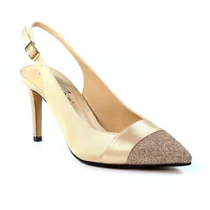 Lunar Rowena Elegance Slingback Champagne
